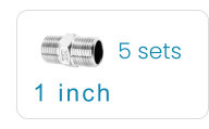1 Inch Adapter- Stainless- 5 sets